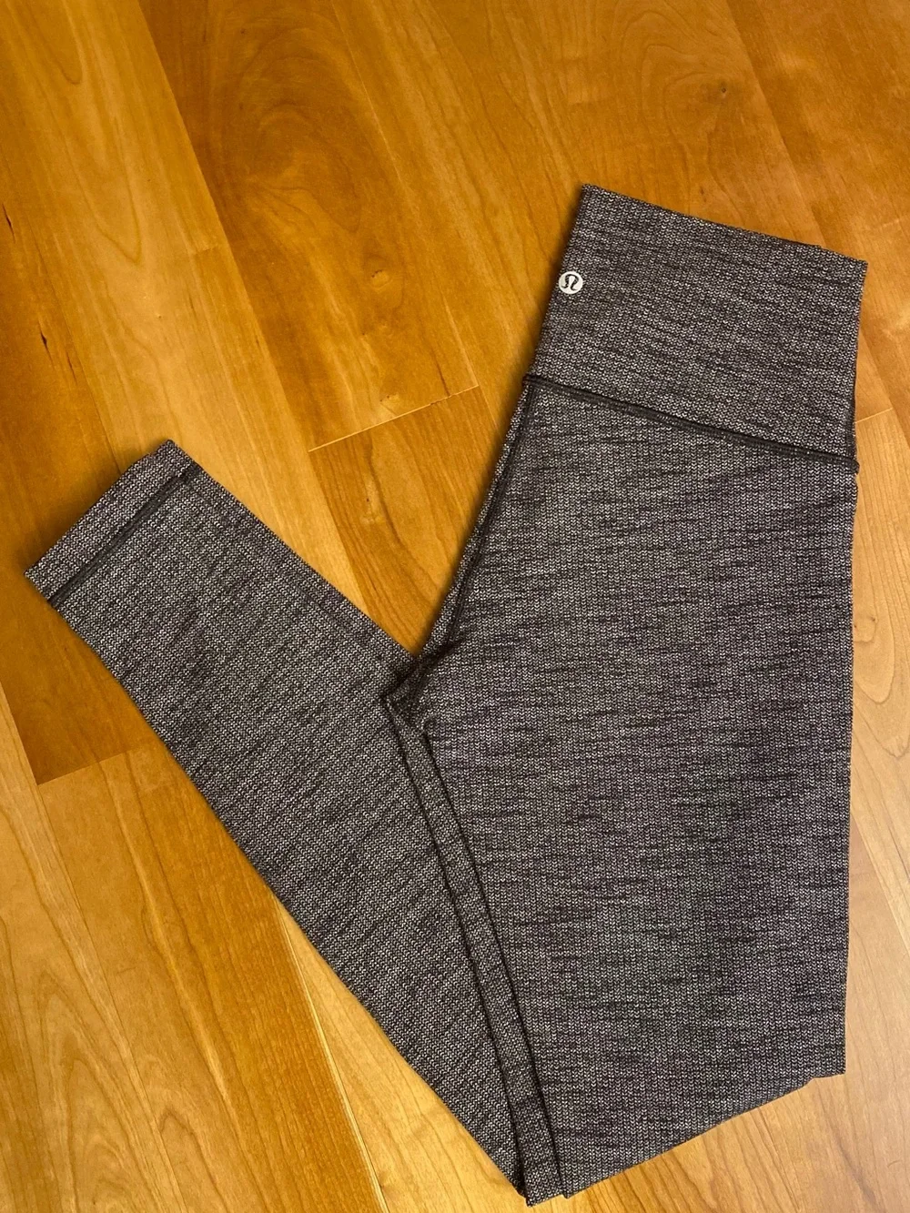 lululemon Heathered Charcoal Wunder Under High-Rise Leggings